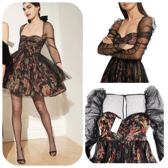 Cara Cara Dresses & Skirts - NWT Cara Cara Ritchie Layered Floral & Tulle dress M